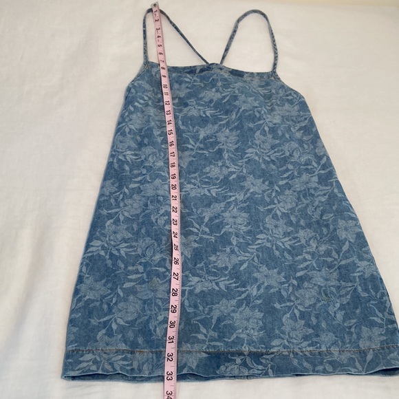 Rag & Bone Jean denim tie dress floral xs - Picture 3 of 14